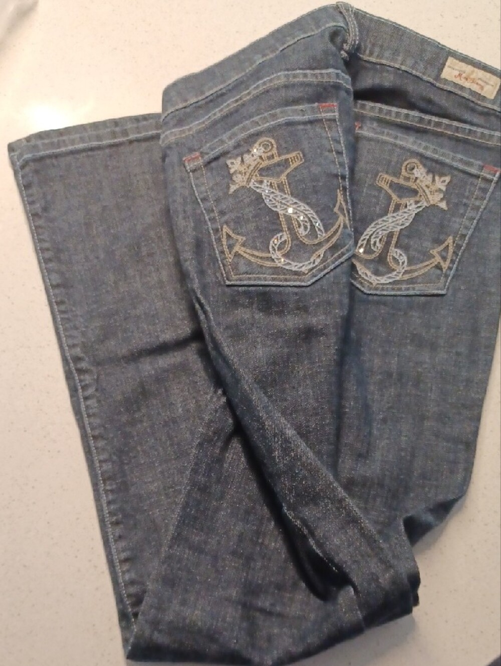 Teen Boot Cut Miss Bisou Dark Blue Super Soft Jeans